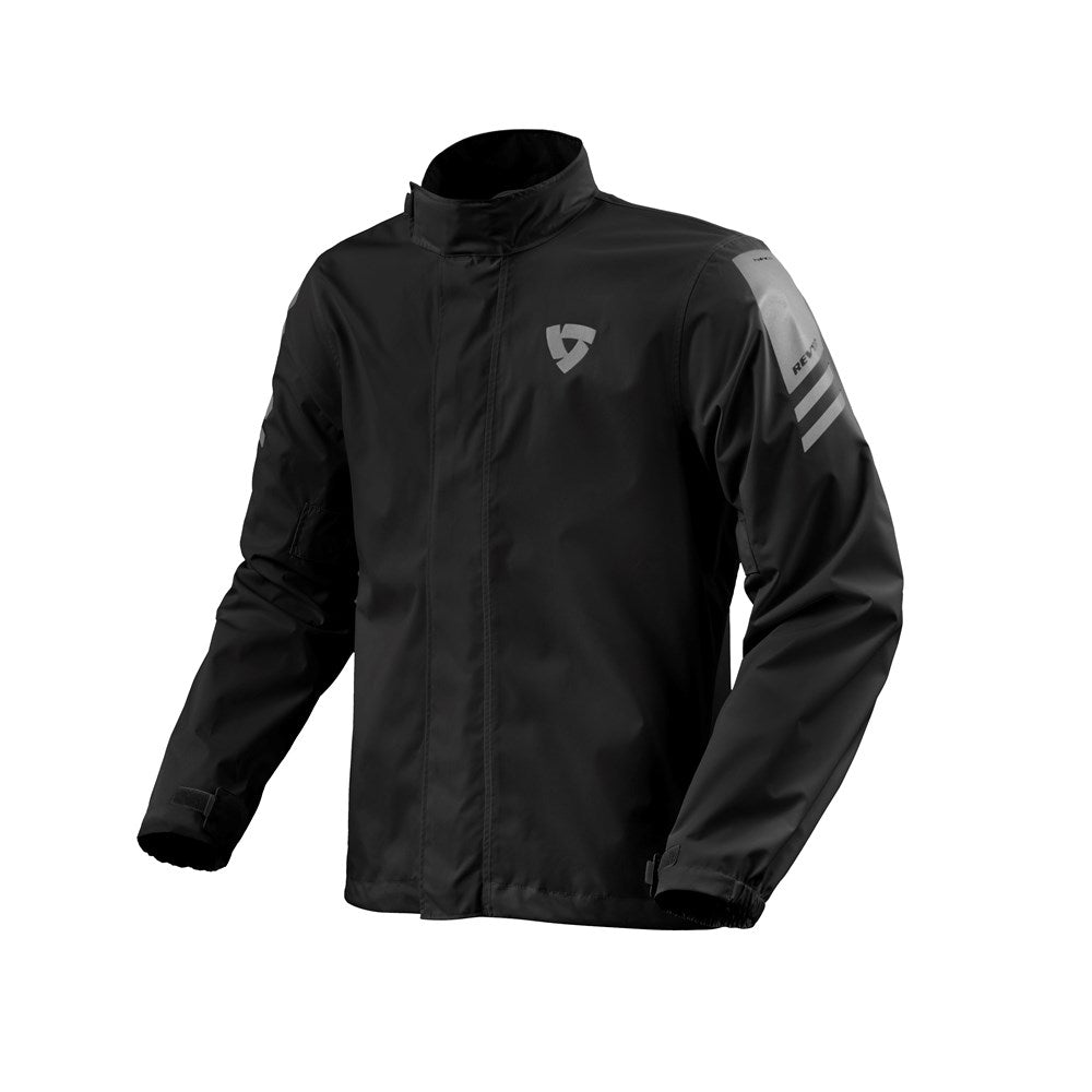 REV'IT! | Cyclone 4 H2O Rain Jacket - Black - Rainwear & Safety - Peak Moto