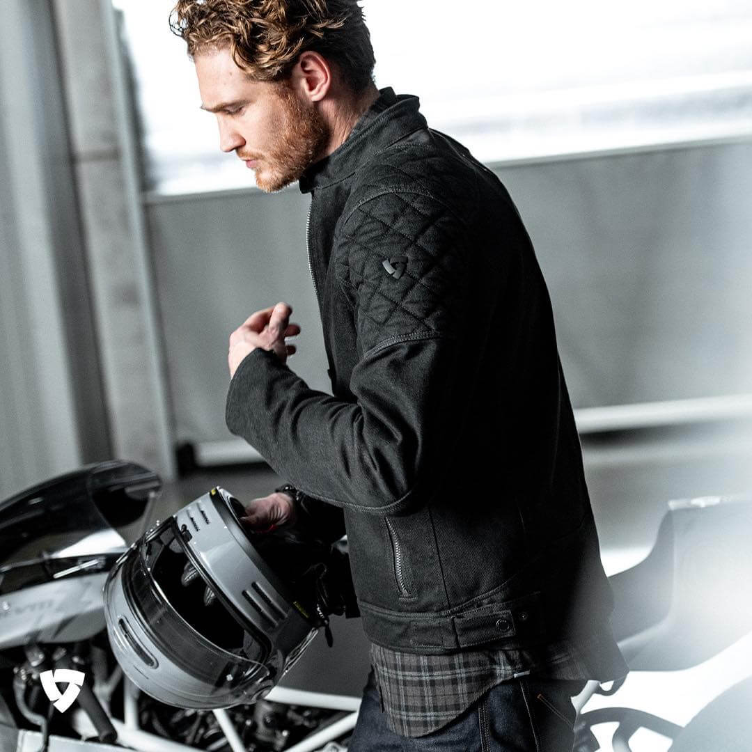 REV'IT! | Dale Men's Jacket - Black - Men's Textile Jackets - Peak Moto