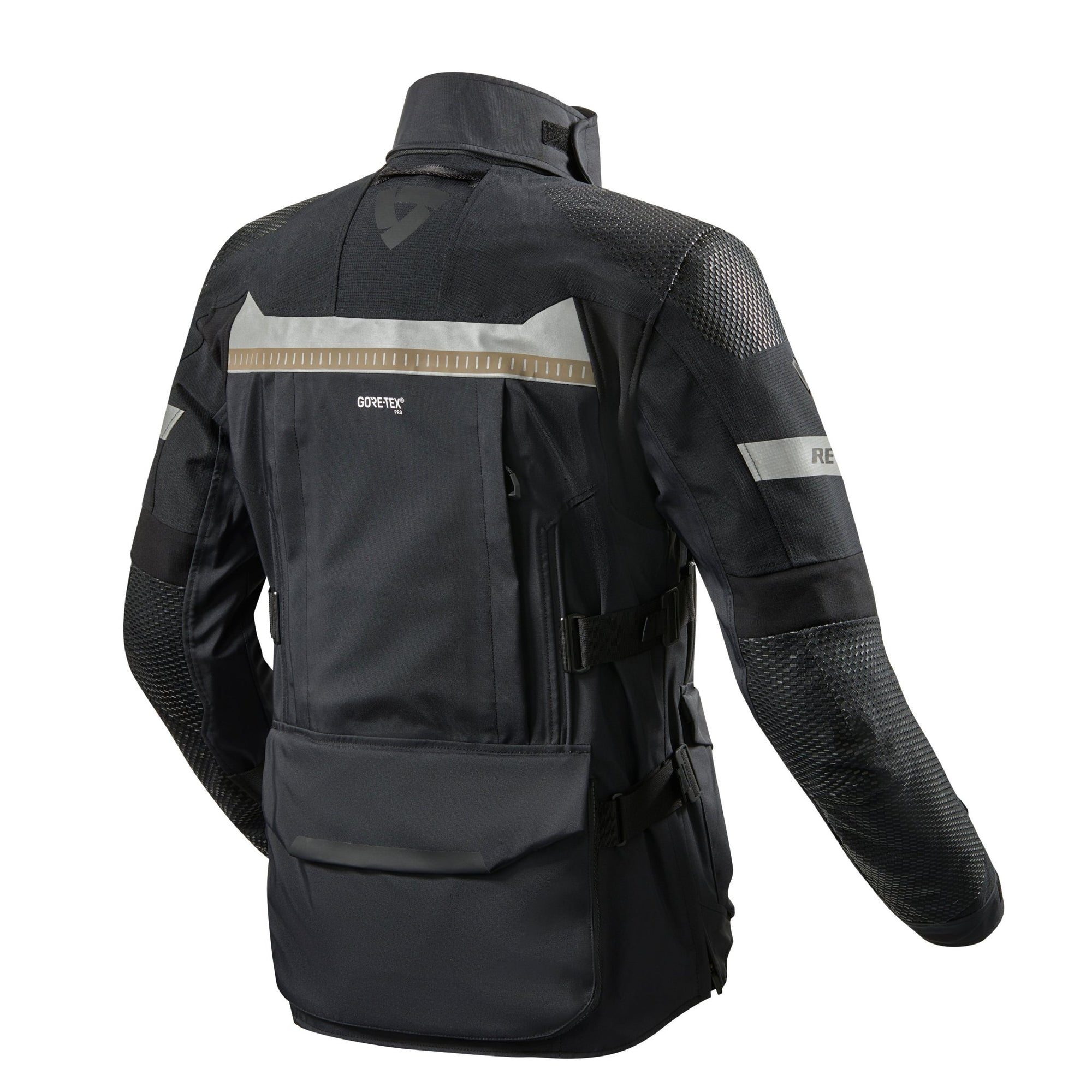 REV'IT! | Dominator 3 GTX Jacket - Black - Men's Textile Jackets - Peak Moto