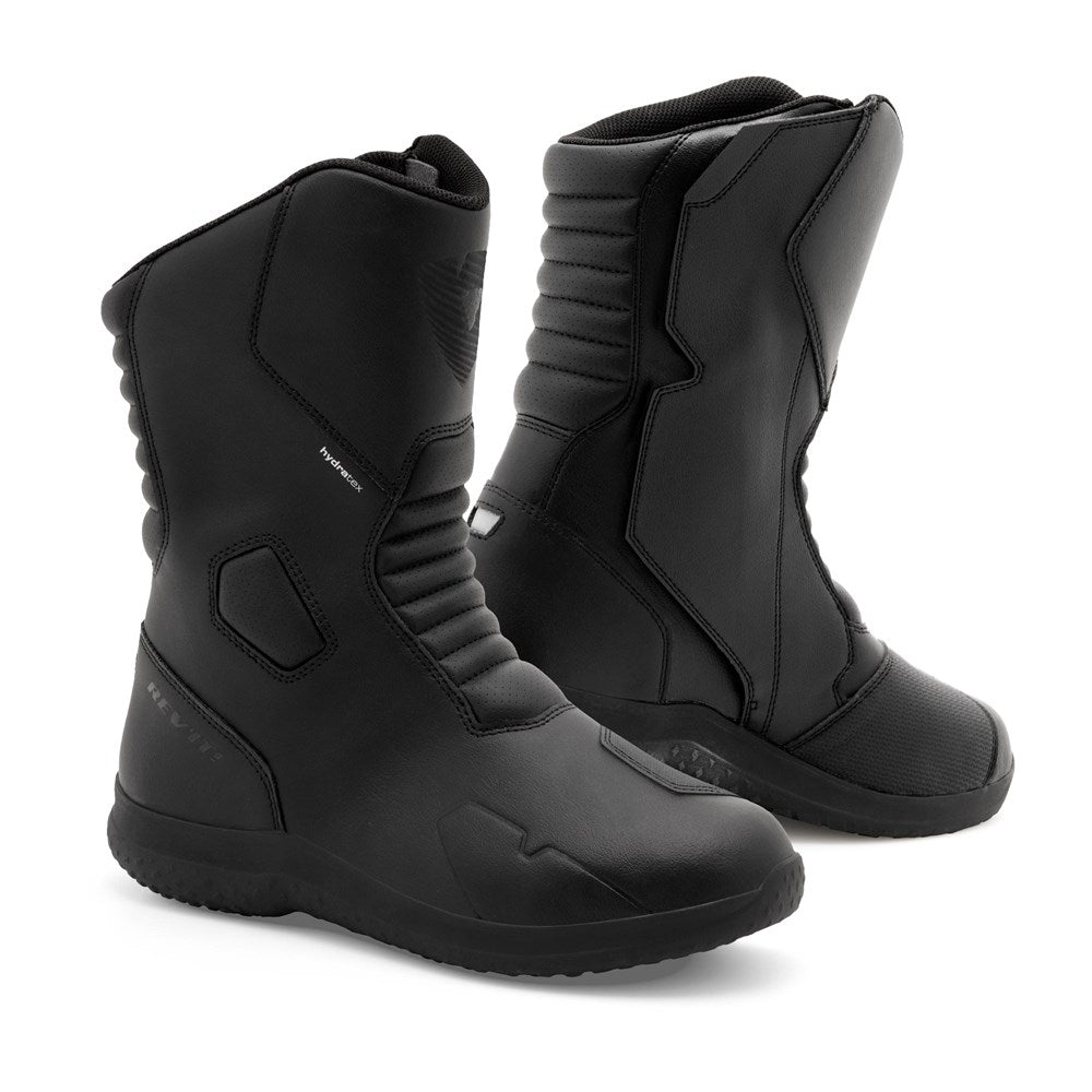 REV'IT! | Flux H2O Unisex Boots - Black - Boots & Shoes - Peak Moto