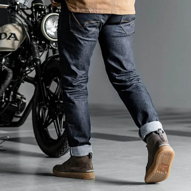 REV'IT! | Lewis Selvedge TF Jeans - Dark Blue - Men's Pants - Peak Moto