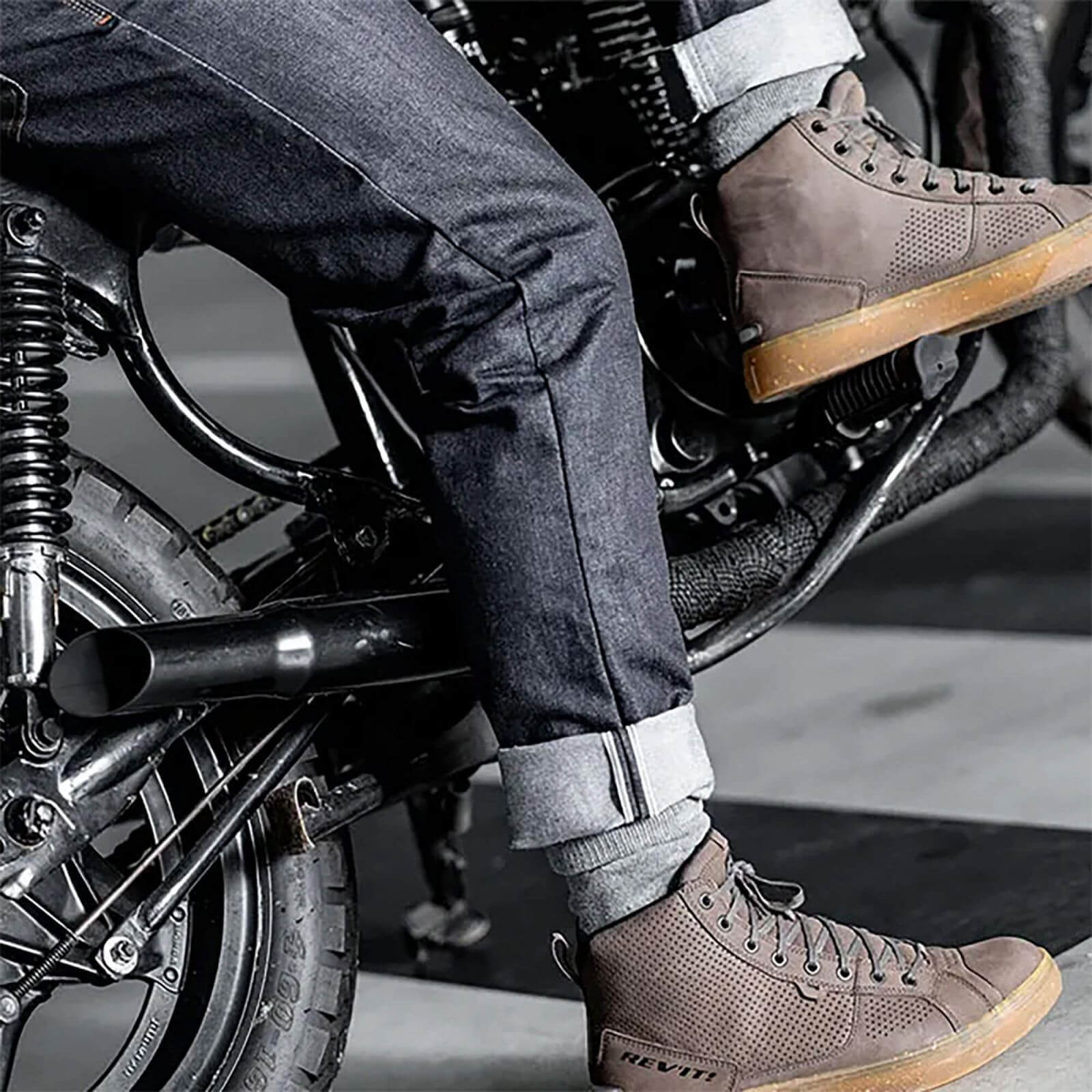 REV'IT! | Lewis Selvedge TF Jeans - Dark Blue - Men's Pants - Peak Moto