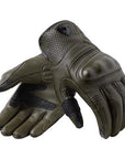 REV'IT! | Monster 3 Gloves - Dark Green - Gloves - Peak Moto
