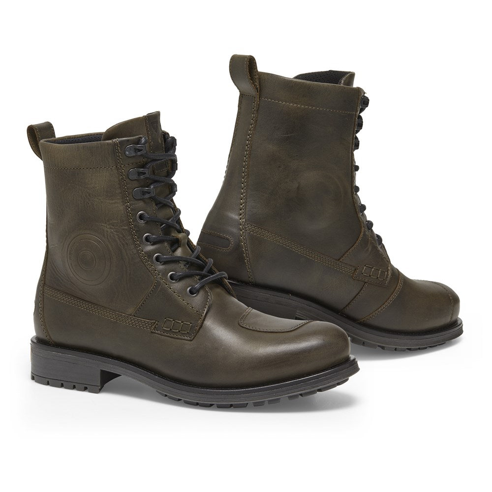 REV'IT! | Portland Boots - Olive Green - Black - Boots & Shoes - Peak Moto