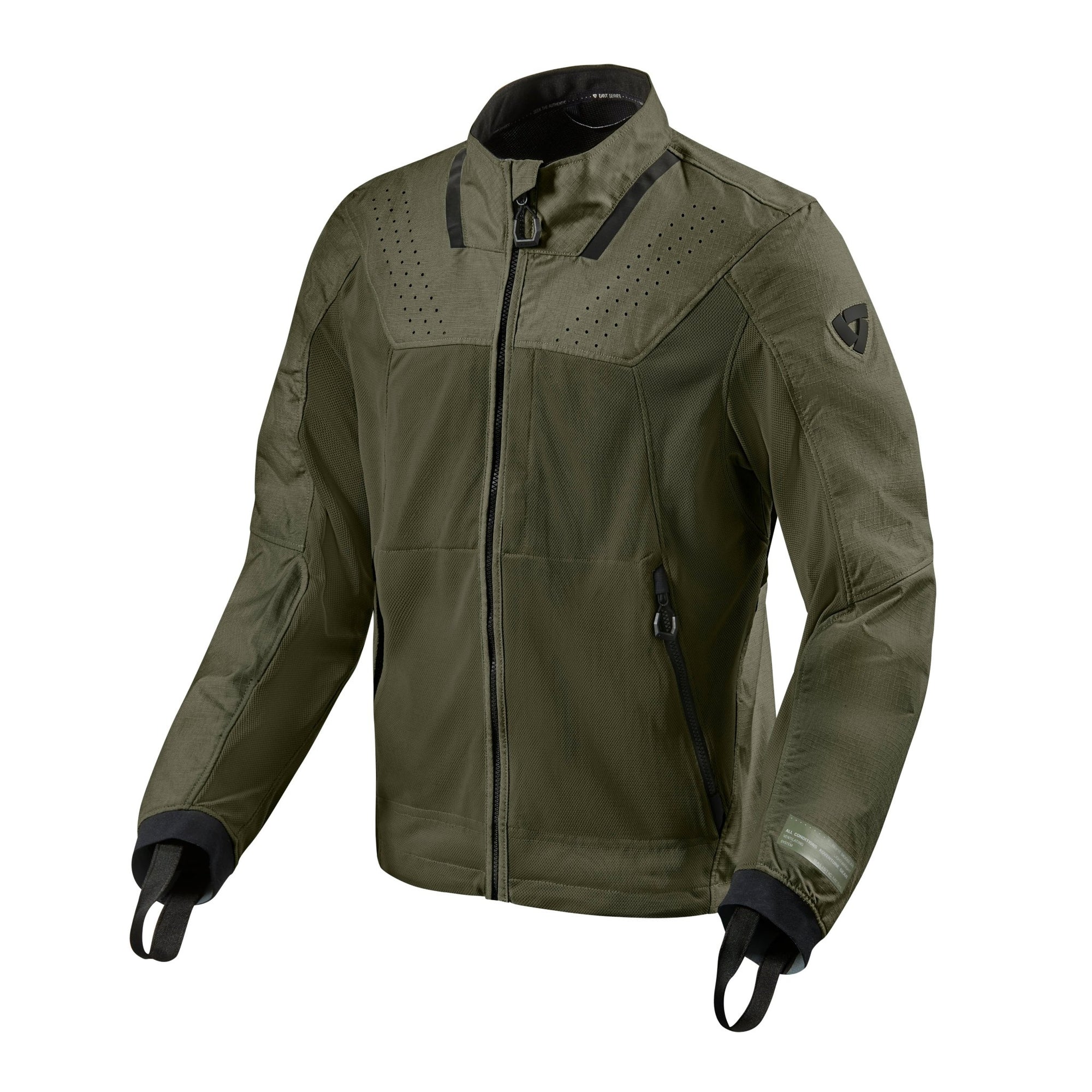 REV'IT! | Territory Jacket - Dark Green - Men's Textile Jackets - Peak Moto