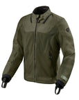 REV'IT! | Territory Jacket - Dark Green - Men's Textile Jackets - Peak Moto