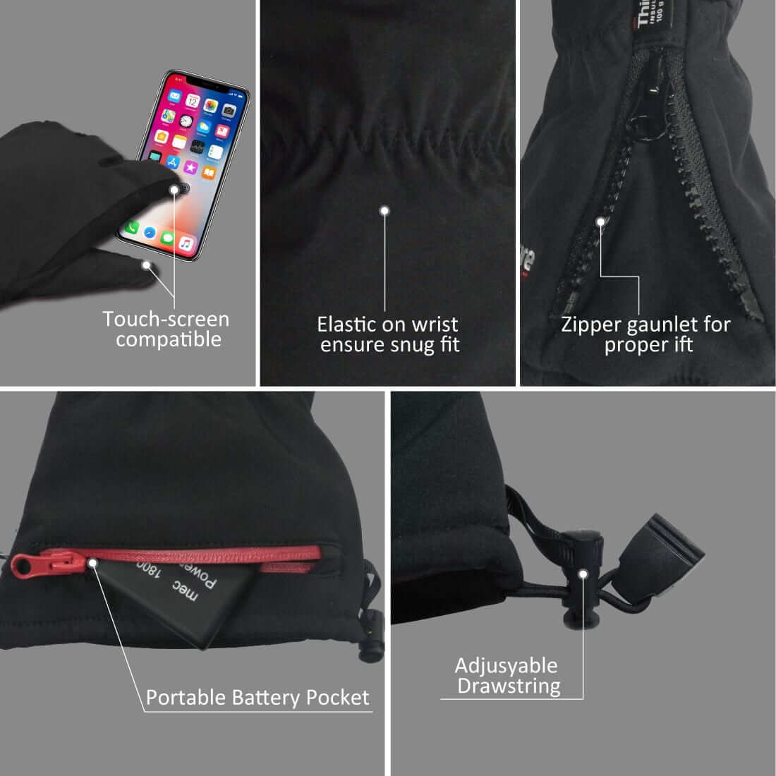 Venture Heat | ALT Battery Heated Gloves - S - Gloves - Peak Moto