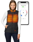 Venture Heat | Women’s Roam 3.0 Insulated Heated Vest with HeatSync™ - XS / AU 8 - Heated Gear - Peak Moto