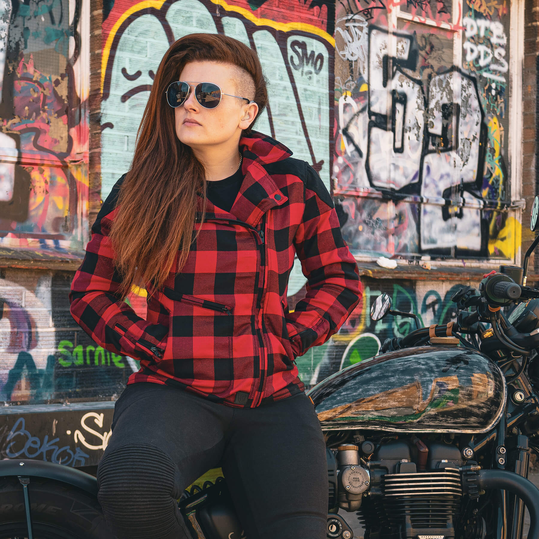 MotoGirl | Jessie Flannel Jacket