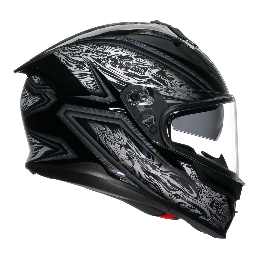 AGV K7 Helmet - Damascus Black/Silver