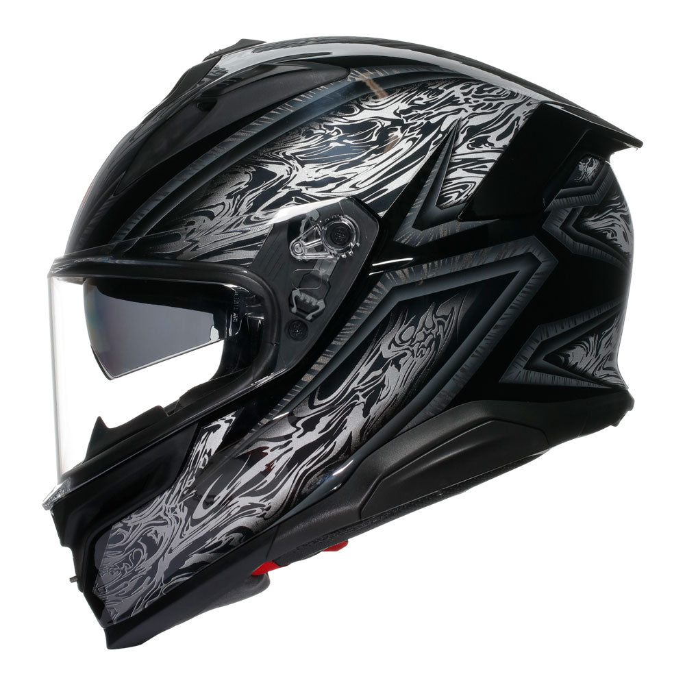 AGV K7 Helmet - Damascus Black/Silver