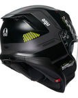 AGV K7 Helmet - Kyber Matt Grey/Fluoro Yellow