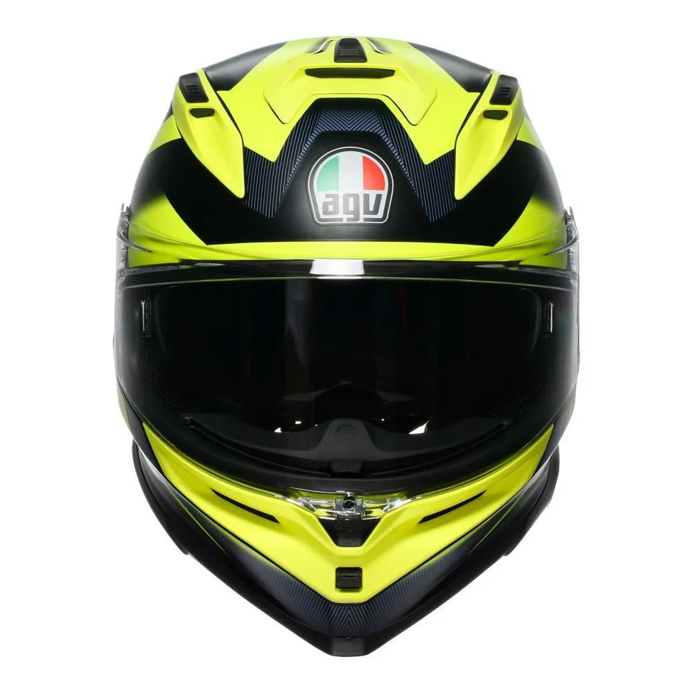 AGV K7 Helmet - Glimpse Black/Fluoro Yellow