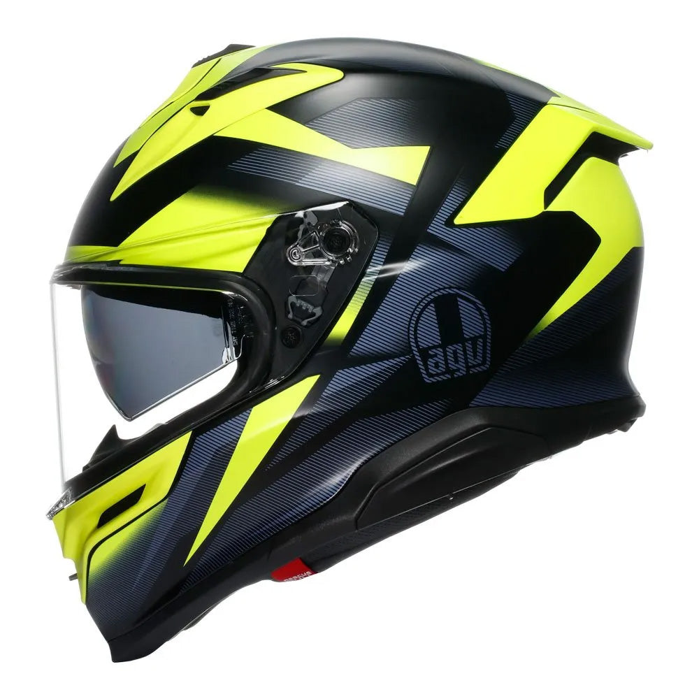 AGV K7 Helmet - Glimpse Black/Fluoro Yellow