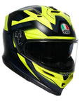 AGV K7 Helmet - Glimpse Black/Fluoro Yellow