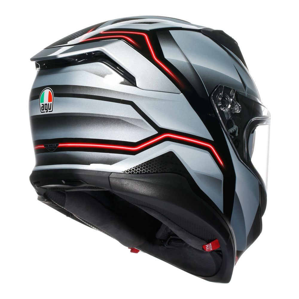 AGV K7 Helmet - Jaeger Black/Silver