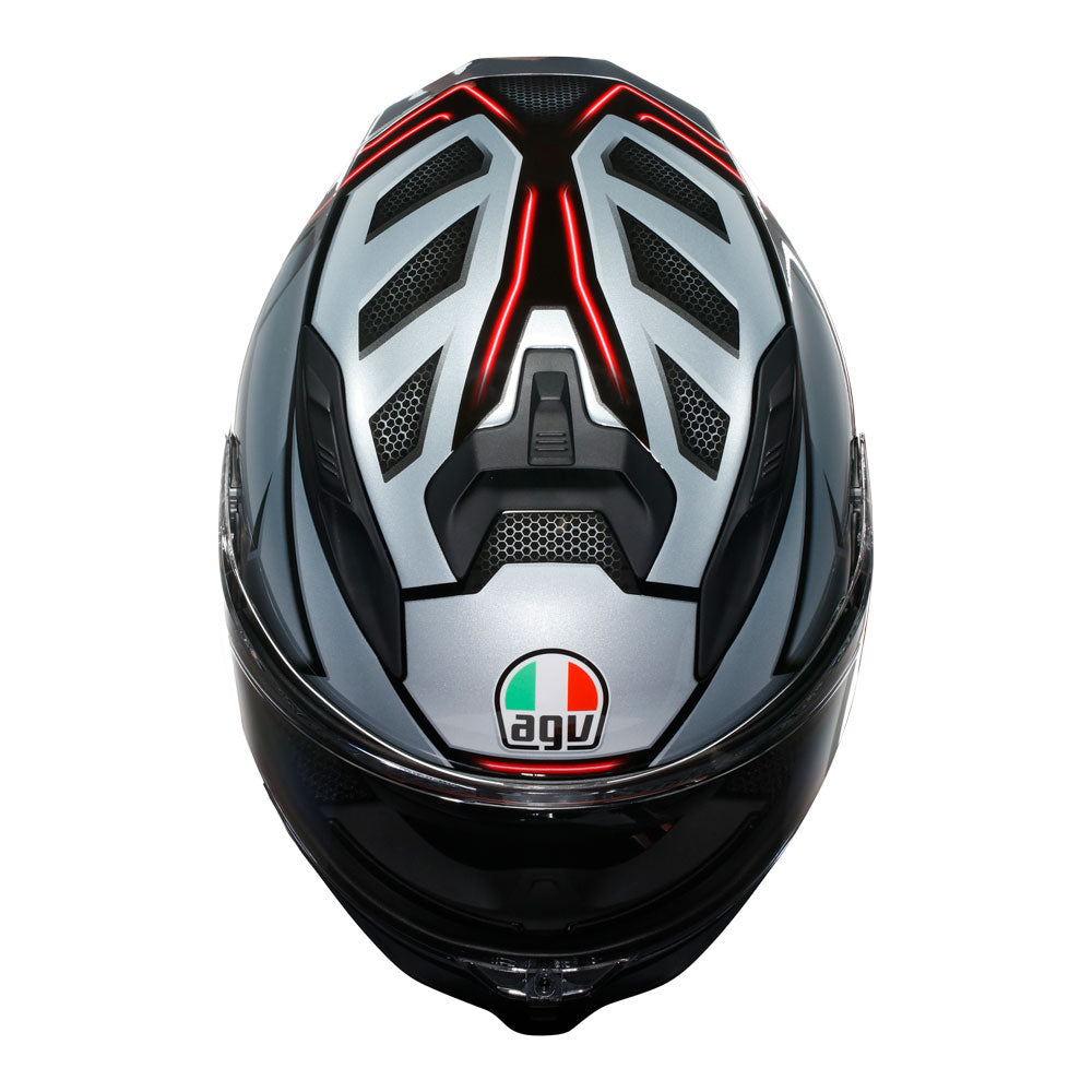 AGV K7 Helmet - Jaeger Black/Silver