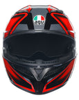 AGV K3 Helmet - Compound Black/Red