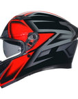 AGV K3 Helmet - Compound Black/Red