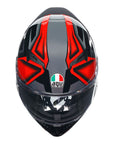 AGV K3 Helmet - Compound Black/Red