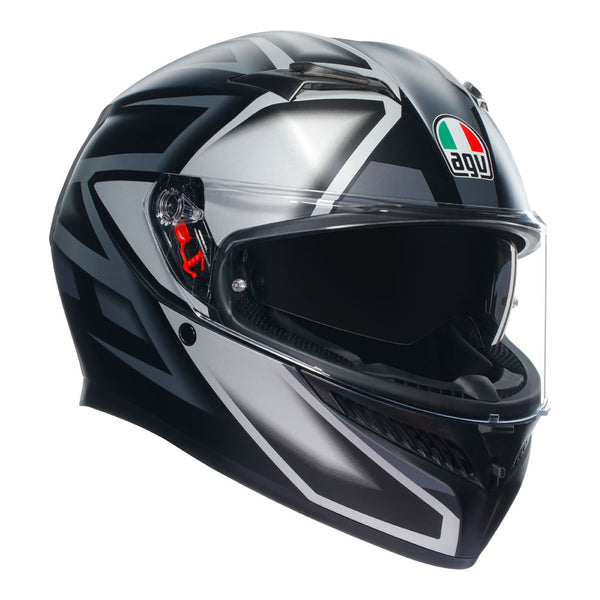 AGV K3 Helmet - Compound Matt Black/Grey