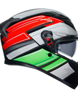 AGV K3 Helmet - Wing Black/Italy