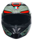 AGV K3 Helmet - Decept Matt Black/Green/Red