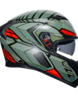 AGV K3 Helmet - Decept Matt Black/Green/Red