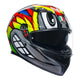 AGV K3 Helmet - Birdy 2.0 Grey/Yellow/Red