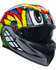 AGV K3 Helmet - Birdy 2.0 Grey/Yellow/Red