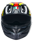 AGV K3 Helmet - Birdy 2.0 Grey/Yellow/Red