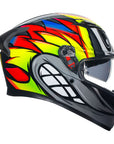 AGV K3 Helmet - Birdy 2.0 Grey/Yellow/Red