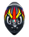 AGV K3 Helmet - Birdy 2.0 Grey/Yellow/Red
