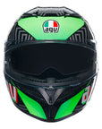 AGV K3 Helmet - Kamaleon Black/Red/Green