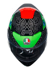 AGV K3 Helmet - Kamaleon Black/Red/Green
