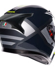 AGV K3 Helmet - Shade Grey/Fluro Yellow