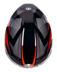 AGV K3 Helmet - Striga Matt Black/Grey/Red