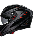 AGV K3 Helmet - Syth Black/Red