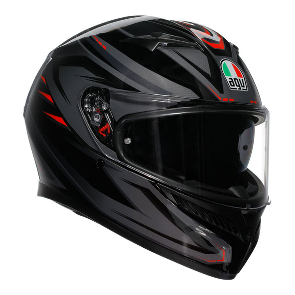 AGV K3 Helmet - Syth Black/Red