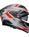 AGV K3 Helmet - Space White/Red/Fluro