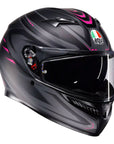 AGV K3 Helmet - Syth Matt Black/Pink