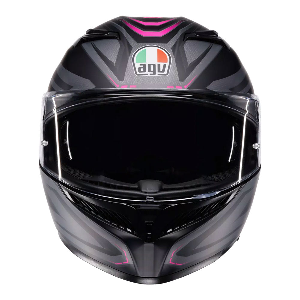 AGV K3 Helmet - Syth Matt Black/Pink