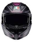 AGV K3 Helmet - Syth Matt Black/Pink
