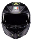 AGV K3 Helmet - Syth Matt Black/Yellow Fluro