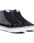 Street 3 Lady Textile Waterproof Shoes - Black/Grey