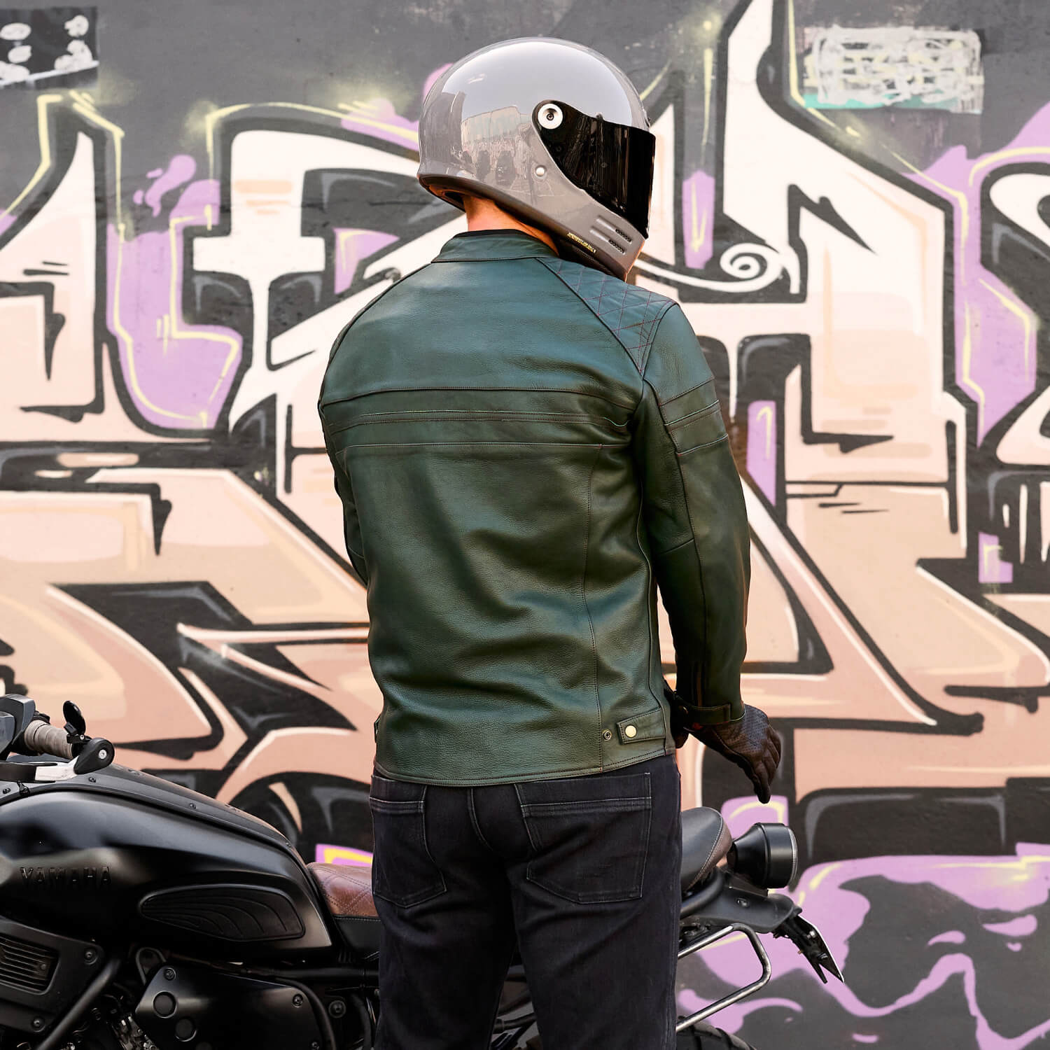 'ol Bobber Classic Leather Motorbike Jacket