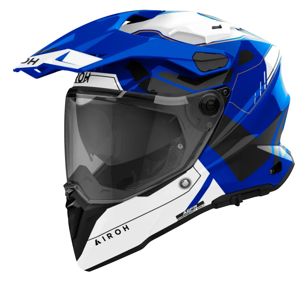 Airoh Commander 2 - 'Reveal' Blue Gloss