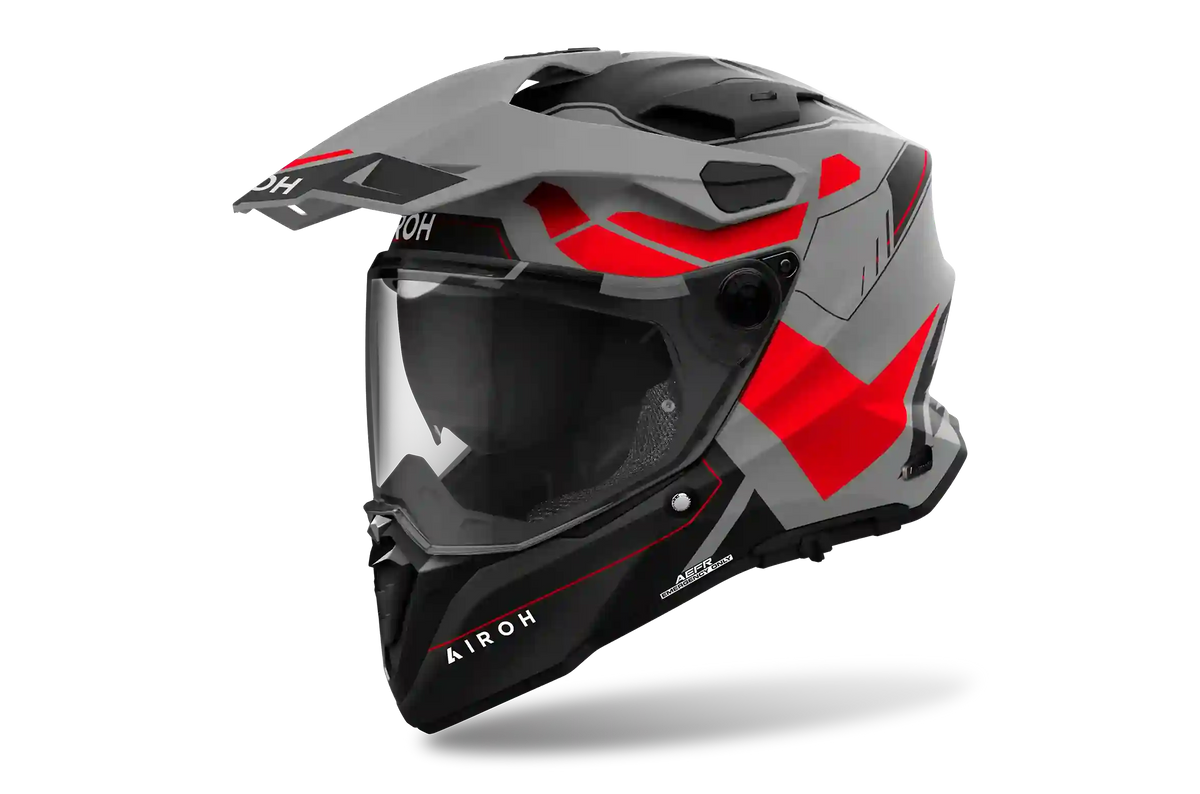 Airoh Commander 2 - 'Reveal' Red Fluro Matt