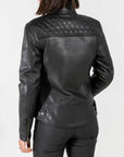 Isla AAA Womens Leather Motorcycle Jacket - FINAL SALE