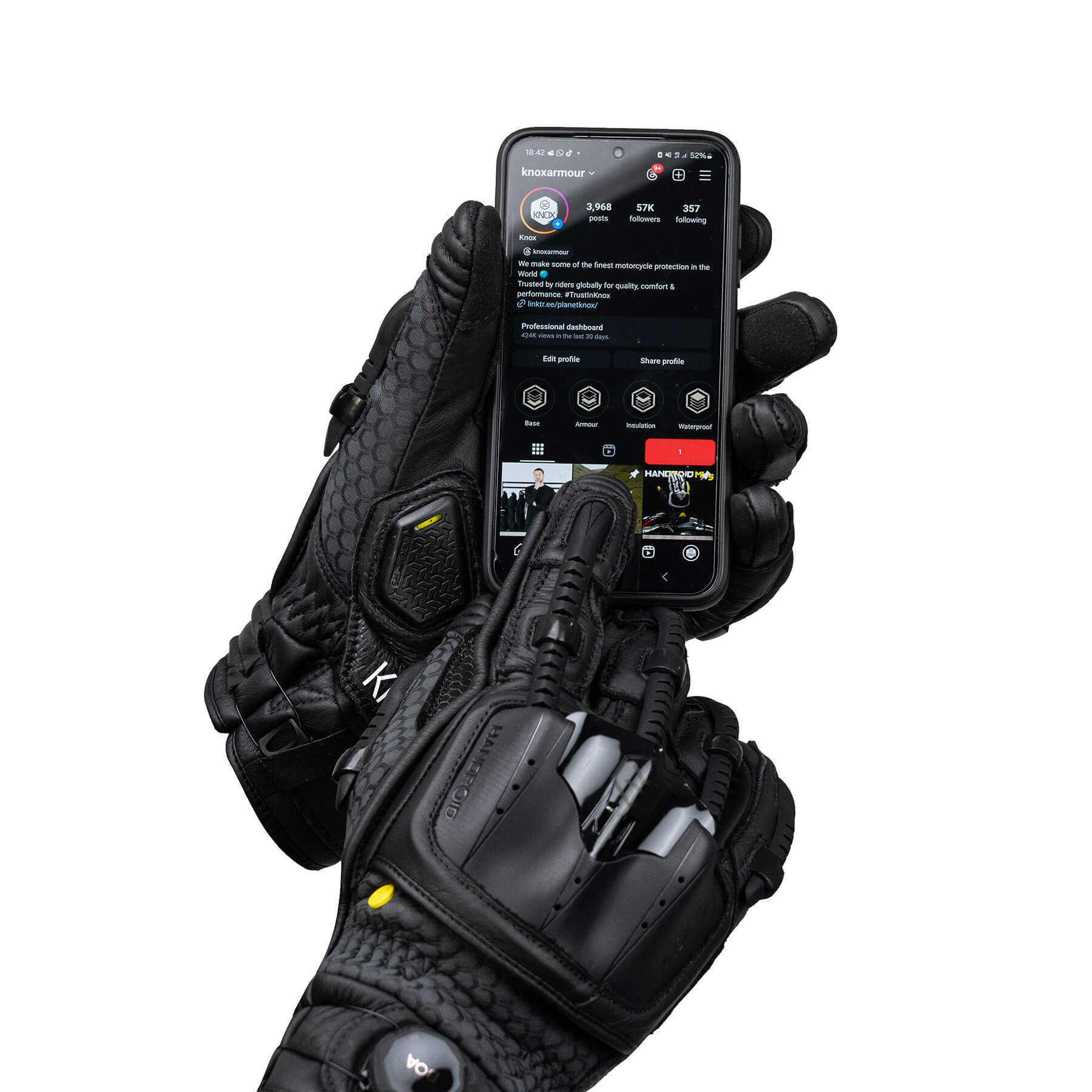 Knox | Handroid Pod Mk5 Gloves | Peak Moto